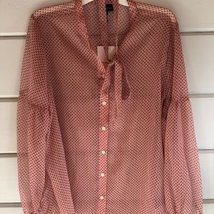 Who What Wear Sheer Blouse from Target